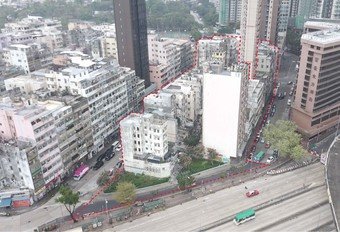 Existing view of Kai Tak Road/Sa Po Road Development Scheme