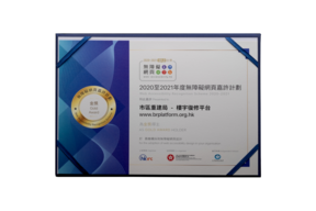 Gold Award  2020-2021 Web Accessibility Recognition Scheme 