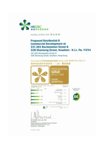 Gold Standard - Provisional Certificate