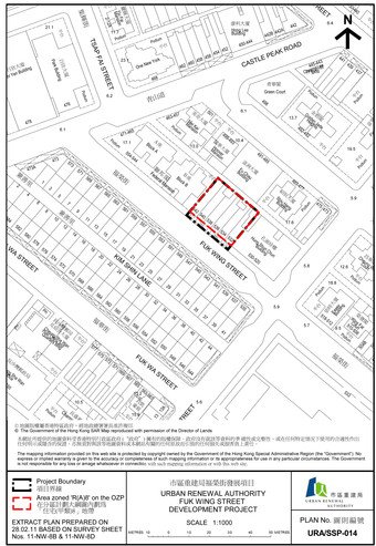 Site plan of Fuk Wing Street project
