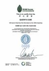 Platinum Standard Certificates by the Hong Kong BEAM Society
