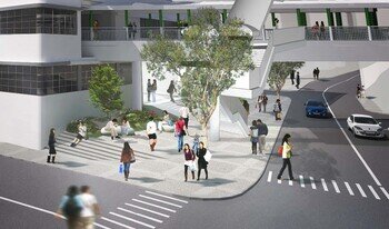 Artist Impression of Open Space Facing Queen’s Road Central